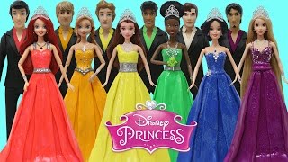 Play Doh Disney Prince & Princess in Prom Dresses Inspired Costumes