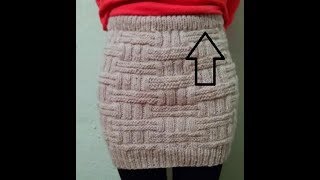 Как красиво и ровное пришить пояс юбки