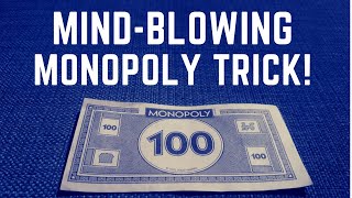 Do INSANE Magic Trick with Monopoly Money!