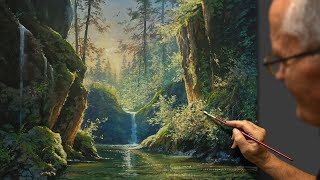 "Heavenly place" Painting - Victor Yushkevich.