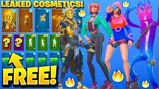 *NEW* ALL LEAKED FORTNITE SKINS & EMOTES..! *FREE REWARDS* (Oro, Iris, Swift, Jellie, Clash)