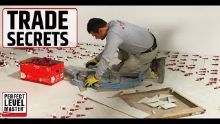 Trade secrets...T-Lock™ Tile Leveling System by Perfect Level Master™