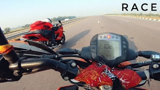 Apache RR310 vs Duke 250 | HIGHWAY RACE