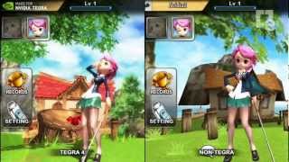 Tegra 4-enhanced RU Golf Side-by-side vs non-Tegra 4
