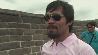 Manny Pacquiao in China