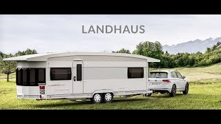 Королевская Вилла Hobby LandHouse 770 или обычный огромный дом на колёсах Hobby Prestige 720