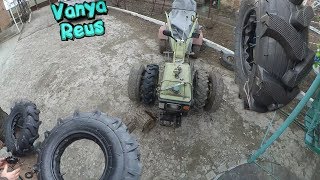 Меняем колёса на мотоблоке