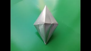 Кристалл из бумаги, Crystal made of paper