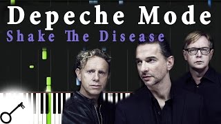 Depeche Mode - Shake The Disease [Piano Tutorial] Synthesia | passkeypiano