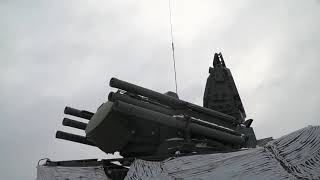 Совместная тренировка расчетов РЛС «Подлет-К1» и ЗРПК «Панцирь-С1» в Челябинской области