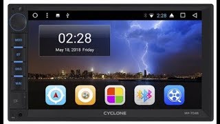 Подключение 2 din магнитолы CYCLONE MP-7046 +Камера заднего вида в Рено Трафик! Часть 1.