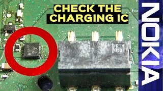 NOKIA 230 ( RM-1172  ) Check the charging IC / Как проверить ключ зарядки