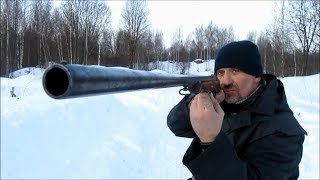 Дульнозарядное оружие выживальщика!! ИЖ-17 в режиме МУШКЕТ//Survivalist muzzle loading weapon