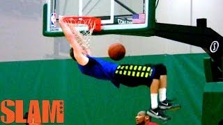 Taylor Braun HUGE DUNK during 2014 NBA Draft Workout