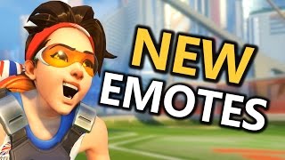 NEW! Laugh & Sit Emotes For ALL Heroes (Overwatch)