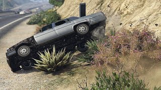 GTA 5 CAR CRASHES AND ROLLOVERS COMPILATION!!!