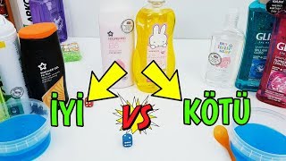 İyi vs Kötü Malzeme Slime Challenge - Good vs Bad Metarial Slime Challenge - Vak Vak TV