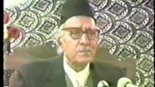 Dars Quran in Urdu Allama Ghulam Ahmad Parwez  Founder of Pakistan Sura Alahqaf 46/17-25 part 5
