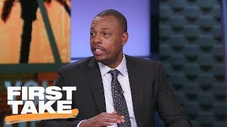 Paul Pierce breaks down how Thunder could top Warriors this season | First Take | ESPN