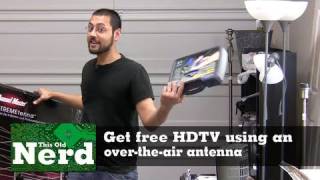 Get free HDTV using an over-the-air antenna