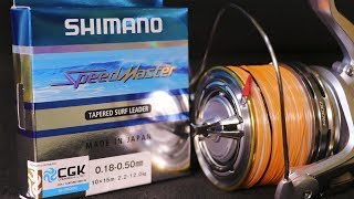 ARRANQUE  Surf leader  SHIMANO para PESCA de PRAIA SPEED MASTER - Produto para LONGOS ARREMESSOS