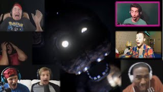 "Реакции Летсплейщиков" на Первую Смерть от Фредди из The Joy Of Creation: Reborn