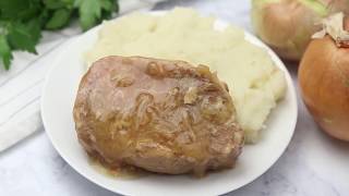 Smothered Crock Pot Pork Chops