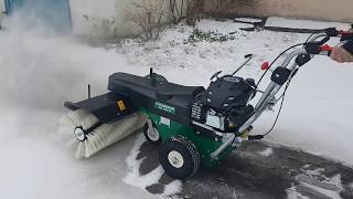 Подметальная машина Caiman SM 1000W с зимней щеткой.