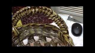 ▬► Как сплести ручки для корзинки из газет. Часть VI.