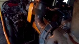 Тяжелейший и неудачный пуск со стуком и остановкой дизеля МТU. ДР1Б 3704