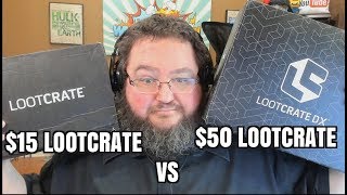 $15 LOOTCRATE VS $50 DOLLAR LOOT CRATE - SEPTEMBER 2017