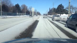 -22 graus no Canada, passeio pelas ruas de Markham/Ontario.
