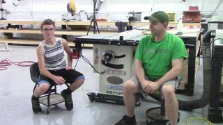 Grizzly G0715P Hybrid Table Saw Unboxing and Set Up