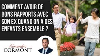 Retrouver de bonnes relations avec son ex quand on a des enfants