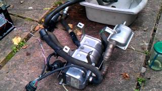 Eberspacher Hydronic Diesel Heater D5WZ Bench Testing. 24/09/2011