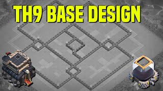 Clash of Clans | Town Hall 9 (TH9) Farming Base Design | Speed Build | Protect Dark Elixir