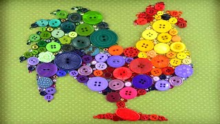 Народное творчество. Поделки из пуговиц