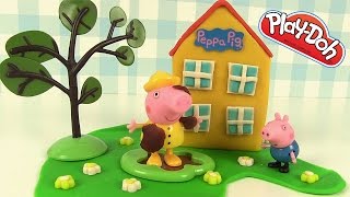 Maison de Peppa Pig Play Doh Pâte à modeler Tuto