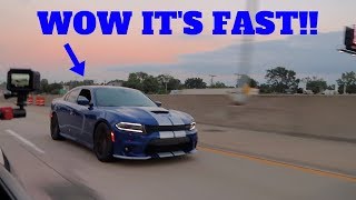 I RACED A FAST CHARGER SCATPACK VS MY '18 FORD MUSTANG GT!