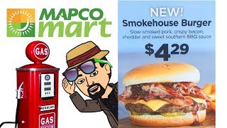 Mapco Gas Station Smokehouse Burger - PARKING LOT REVIEW