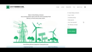 Bitcoin-платформа облачного майнинга CRYPTOMININGFARM