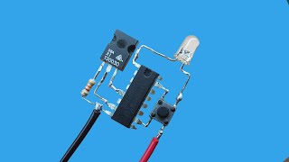 useful innovention using CD4017 and 13003 transistor