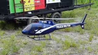 TREX 600 FUSELAGEM AS350 POLICIA MILITAR RJ