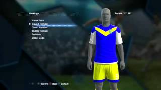 PES 2013 Δημιουργία εμφάνισης [Edit Mode - Create Kit]