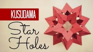 How to make a Kusudama Star Holes (Francesco Mancini)