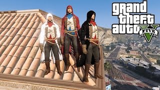 GTA 5 mod Assassin's Creed Unity Arno Outfit Recolor Pack - ГТА 5 моды - установка и обзор мода