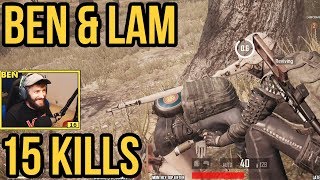 THE HAIRY DUO - 15 KILLS // PUBG Xbox One Gameplay
