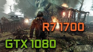 Enemy Front | GTX 1080 OC + Ryzen 7 1700 | 1080p Max Settings | BENCHMARK
