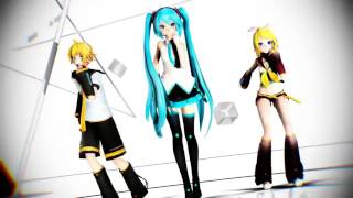 [MMD] ECHO - Miku x Len x Rin [Original cover]