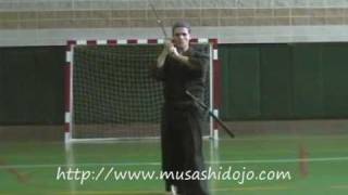 IAIDO 全日本剣道連盟居合　五本目　袈裟切り　(Kesagiri)